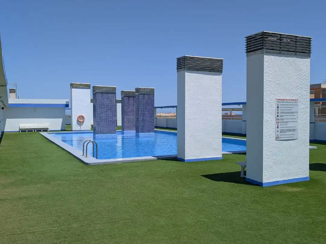 Wohnungen zur Miete in Avenida Columbretes, 4, Playa de la Concha Schwimmbecken von Wohnungen zur Miete in Oropesa del Mar / Orpesa mit Klimaanlage, Terrasse und Schwimmbad