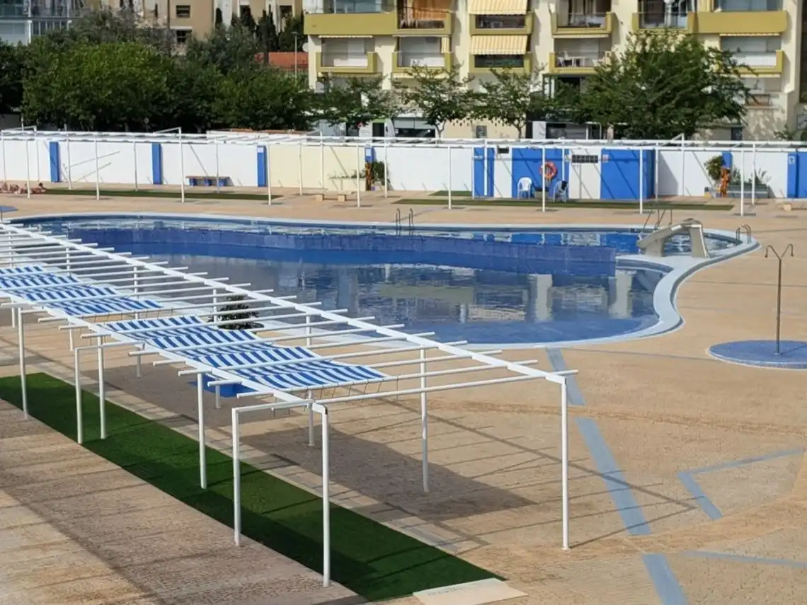 Wohnungen zur Miete in Avenida Columbretes, 4, Playa de la Concha Schwimmbecken von Wohnungen zur Miete in Oropesa del Mar / Orpesa mit Klimaanlage, Terrasse und Schwimmbad