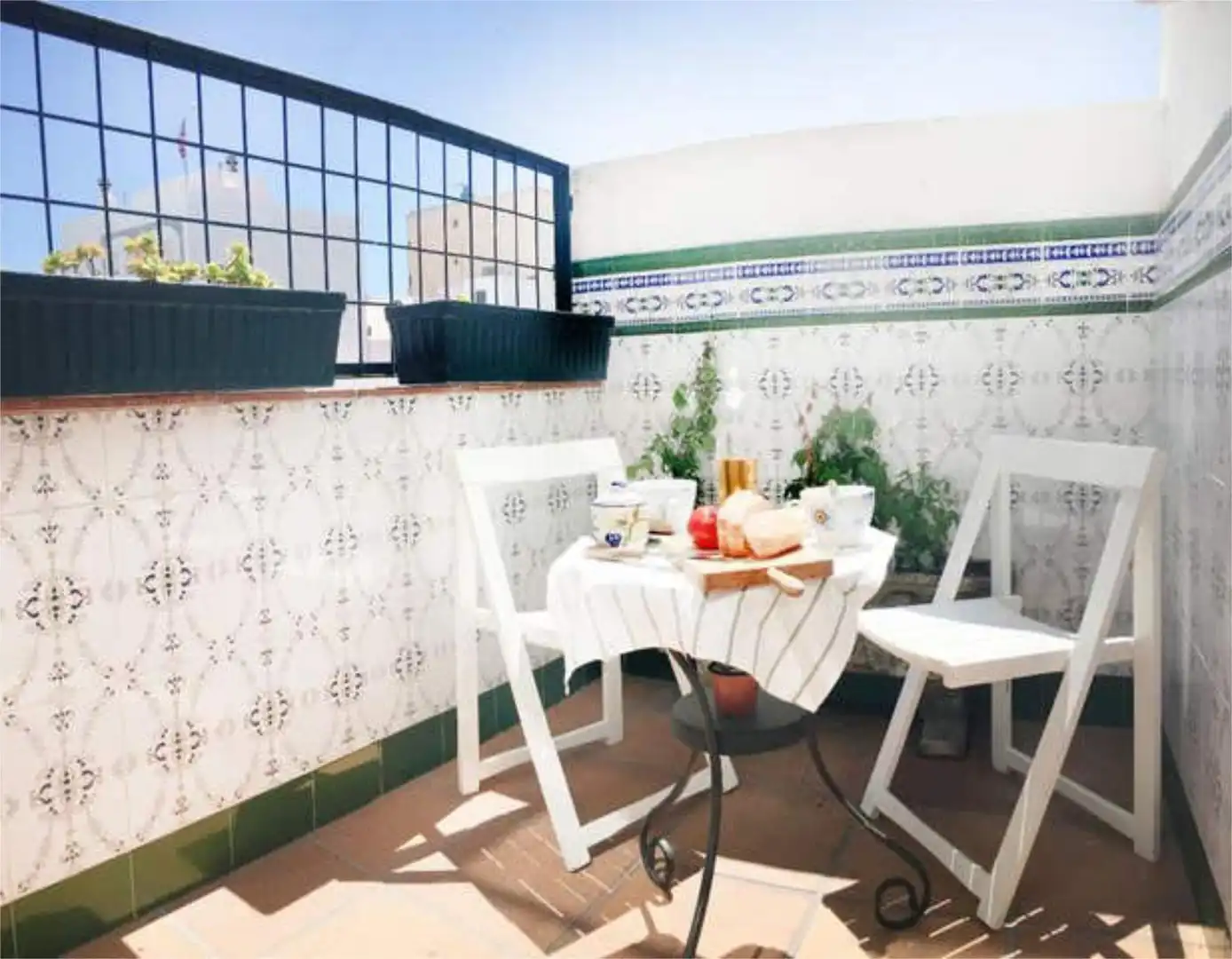 Balcony of Houses for rent in Puerto Real  with Furnished