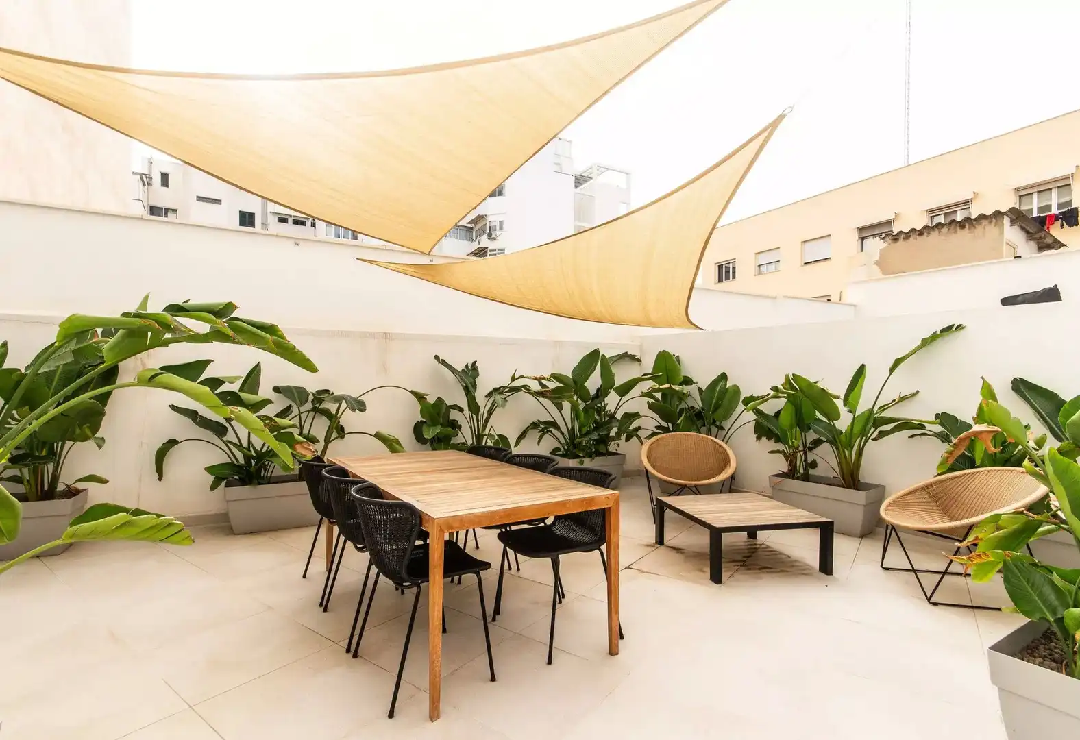 Terrace of Flat for rent in  Palma de Mallorca  with Air Conditioner, Heating and Parquet flooring