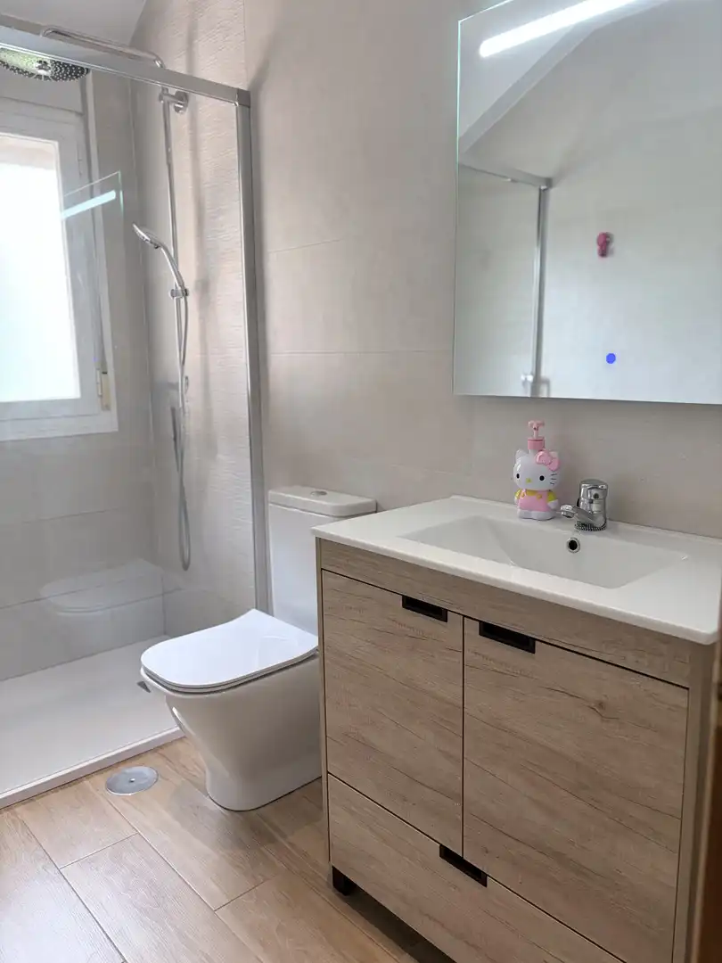 Flat for sale in Calle Federico García Lorca, 26, Colegios Bathroom of Flat for sale in Moralzarzal with Heating, Private garden and Parquet flooring