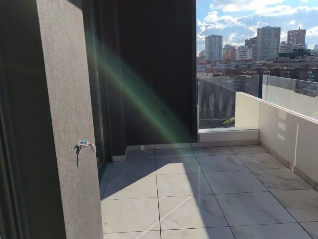 Flat for sale in Calle de Dulce Chacón, 25, Virgen del Cortijo - Manoteras Terrace of Flat for sale in Madrid with Air Conditioner, Heating and Private garden