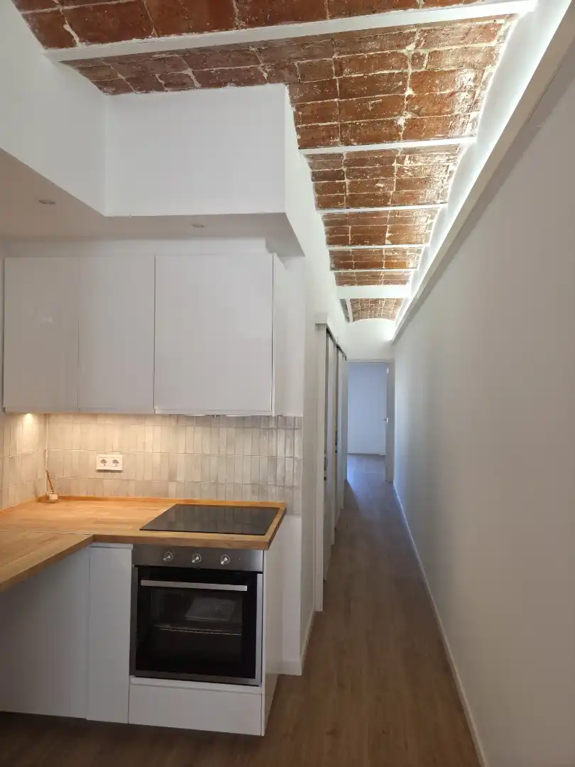Cocina de Piso en venta en  Barcelona Capital con Aire acondicionado y Balcón