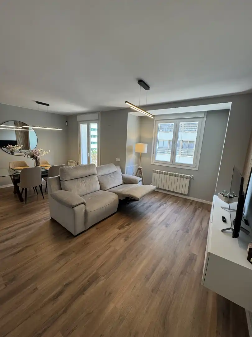 Sala de estar de Piso en venta en Burgos con Calefacción, Parquet y Terraza