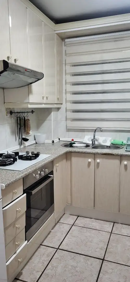 Kitchen of Flat for rent in  Palma de Mallorca  with Air Conditioner, Parquet flooring and Terrace