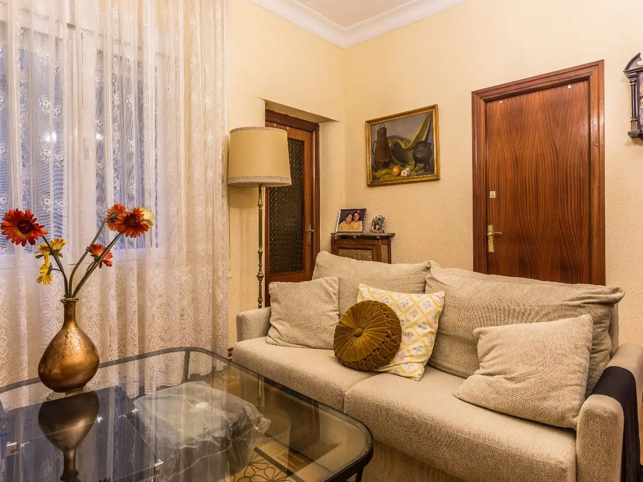 Piso en venta en Calle del Príncipe de Vergara, 269, Hispanoamérica - Bernabéu Sala de estar de Piso en venta en Madrid Capital con Aire acondicionado