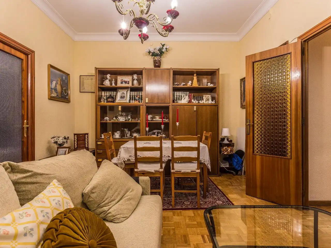 Piso en venta en Calle del Príncipe de Vergara, 269, Hispanoamérica - Bernabéu Sala de estar de Piso en venta en Madrid Capital con Aire acondicionado