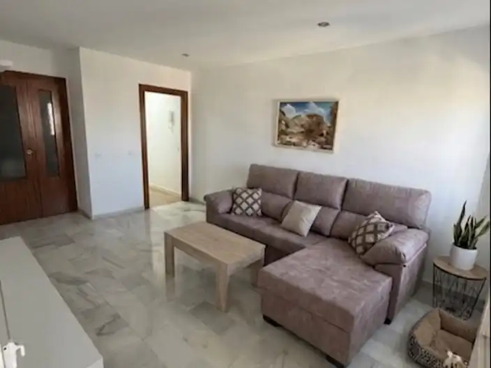 Living room of Flat for rent in Jerez de la Frontera  with Air Conditioner, Terrace and Furnished