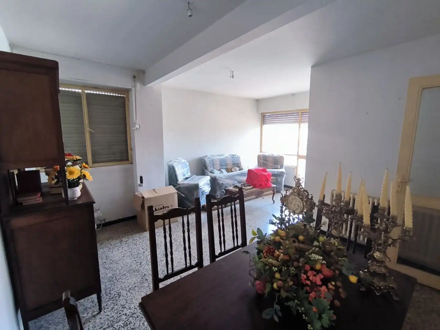 Flat for sale in Plaza Tierras Bañezanas, 4, La Bañeza Living room of Flat for sale in La Bañeza with Furnished and Balcony