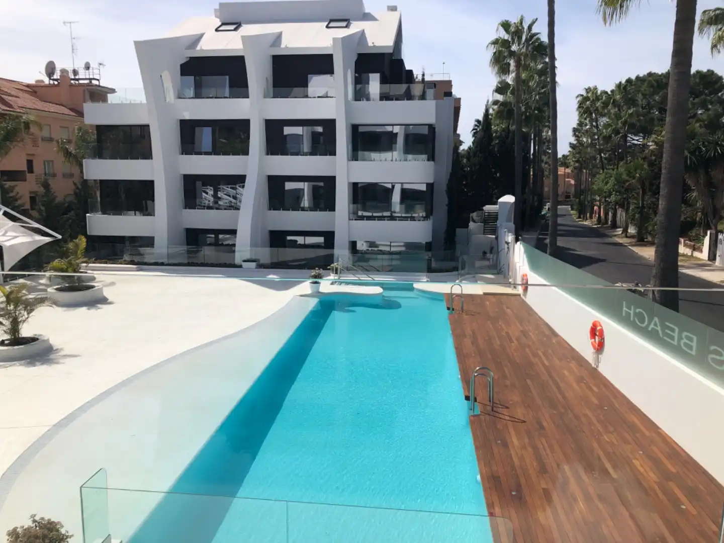 Flat for rent in Calle de la Gaviota, 158, Marbesa Swimming pool of Flat for rent in Marbella with Air Conditioner, Heating and Terrace