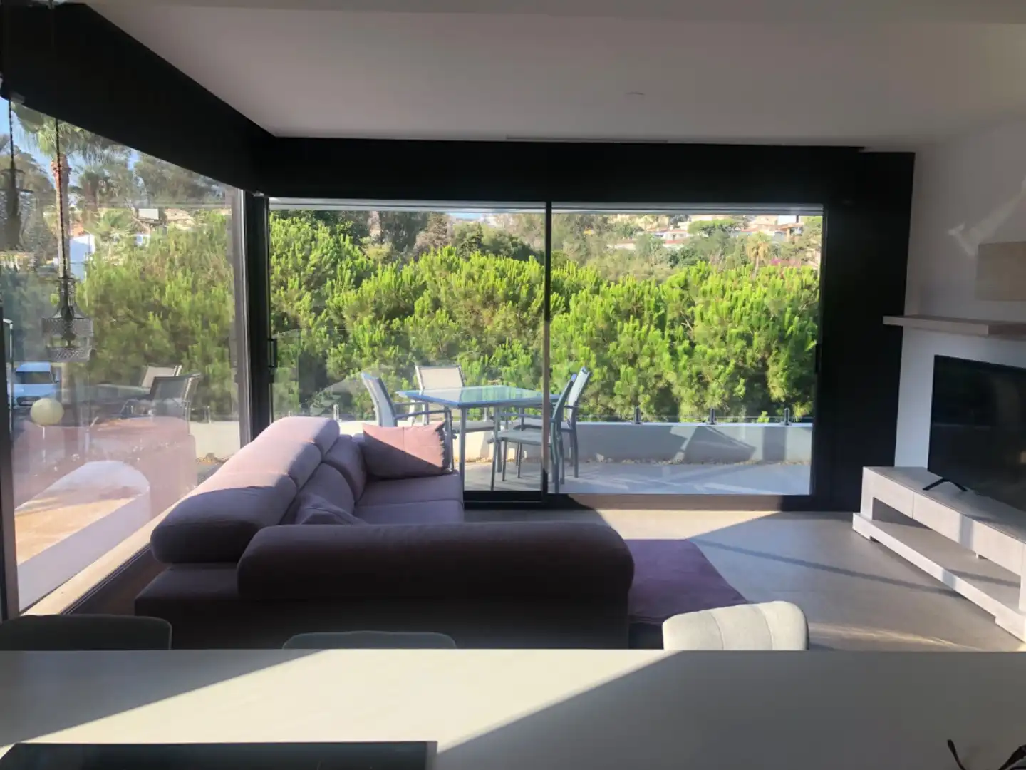 Flat for rent in Calle de la Gaviota, 158, Marbesa Living room of Flat for rent in Marbella with Air Conditioner, Heating and Terrace