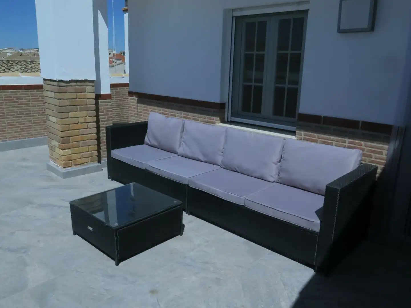 Terraza de Piso de alquiler en Baeza con Calefacción, Terraza y Amueblado