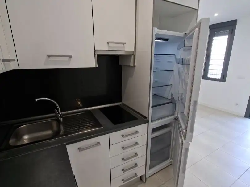 Kitchen of Apartments for rent in Madrid  with Air Conditioner and Heating