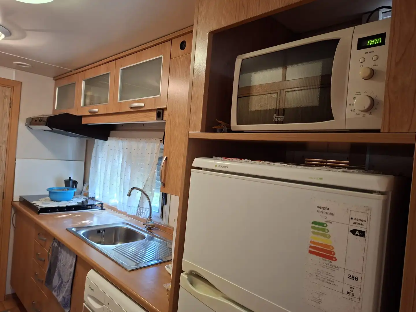 Cocina de Casa o chalet de alquiler en Fonfría (Zamora) con Jardín privado, Trastero y Amueblado
