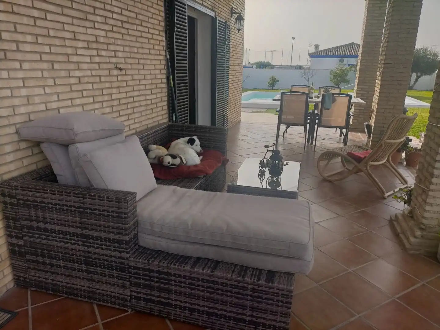 Terrassa de Casa o xalet en venda en Chiclana de la Frontera amb Aire condicionat i Piscina