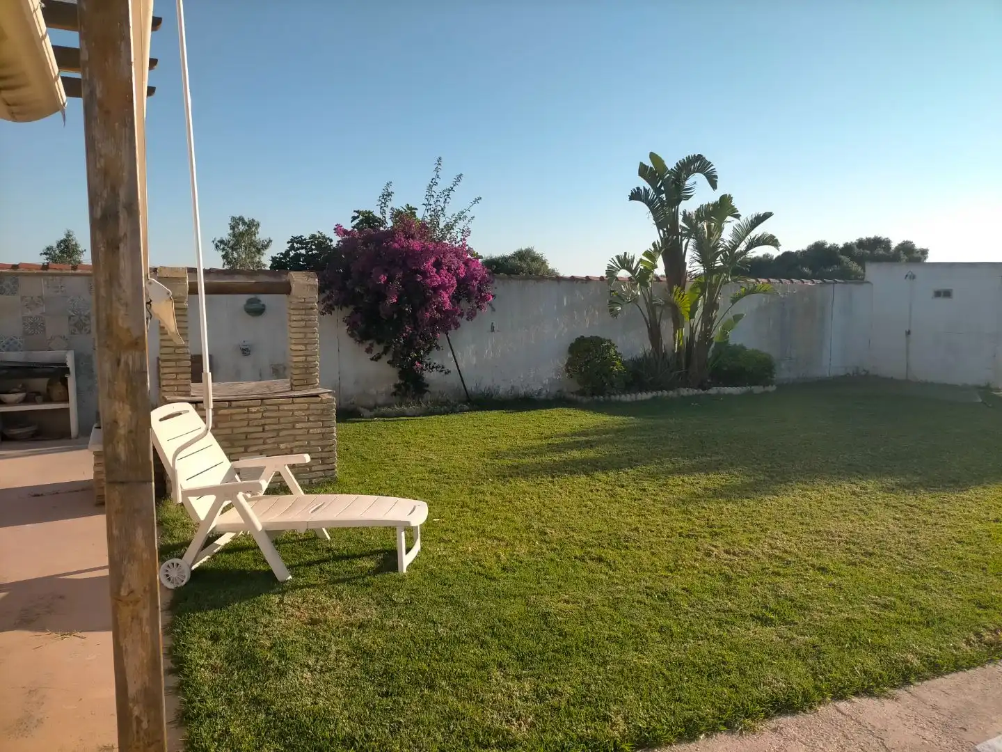 Jardí de Casa o xalet en venda en Chiclana de la Frontera amb Aire condicionat i Piscina