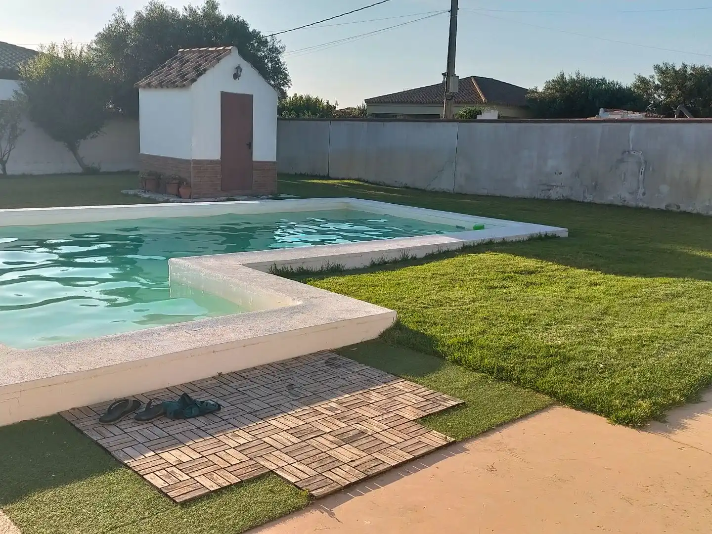 Piscina de Casa o xalet en venda en Chiclana de la Frontera amb Aire condicionat i Piscina