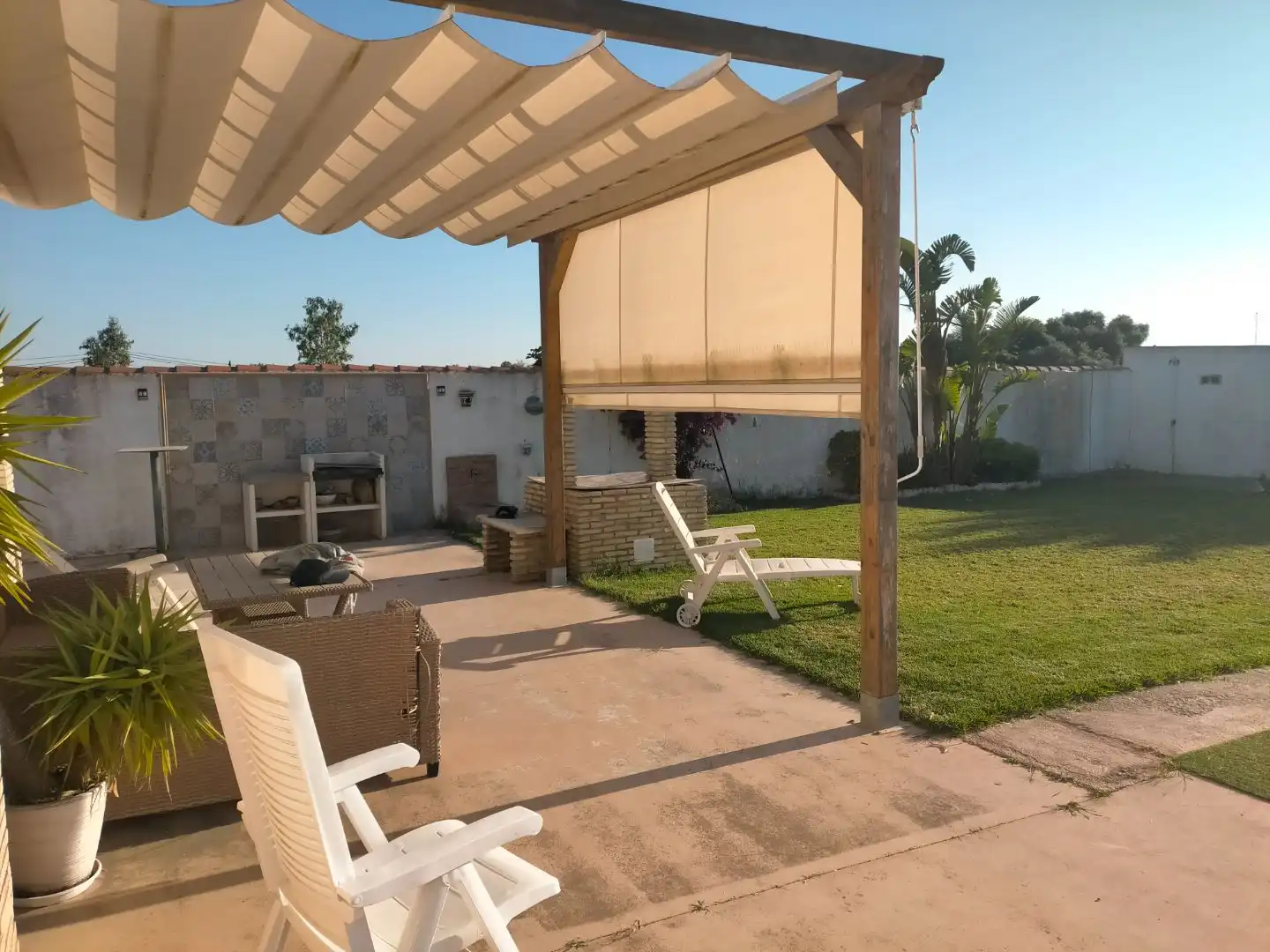 Terrassa de Casa o xalet en venda en Chiclana de la Frontera amb Aire condicionat i Piscina