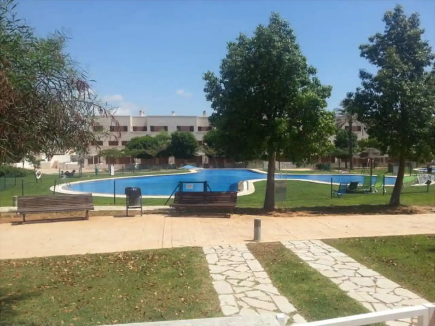 Swimming pool of Apartments for rent in San Jorge / Sant Jordi  with Heating, Private garden and Terrace