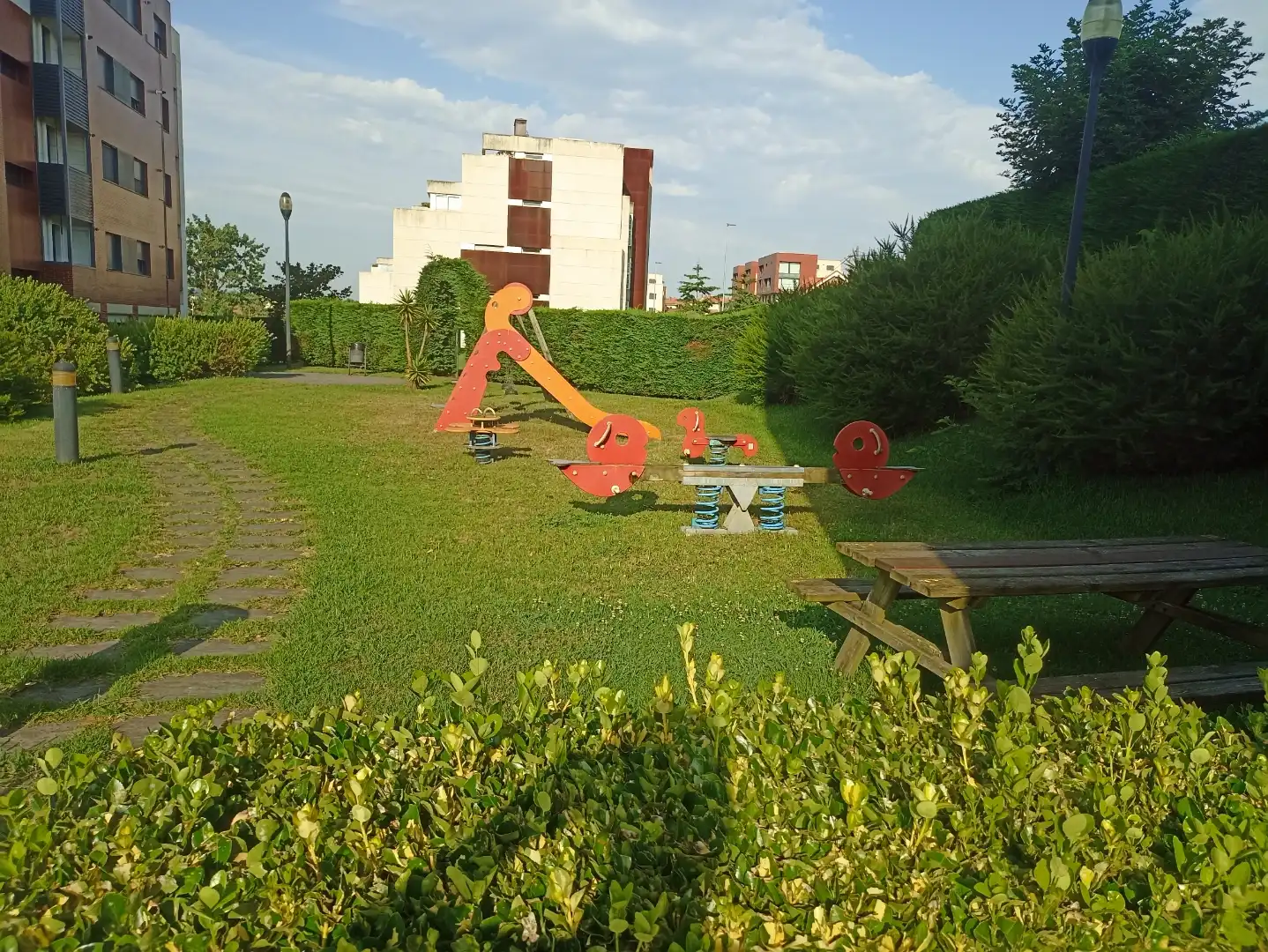 Garten von Wohnung zum Verkauf in Santander mit Heizung, Privatgarten und Parkett