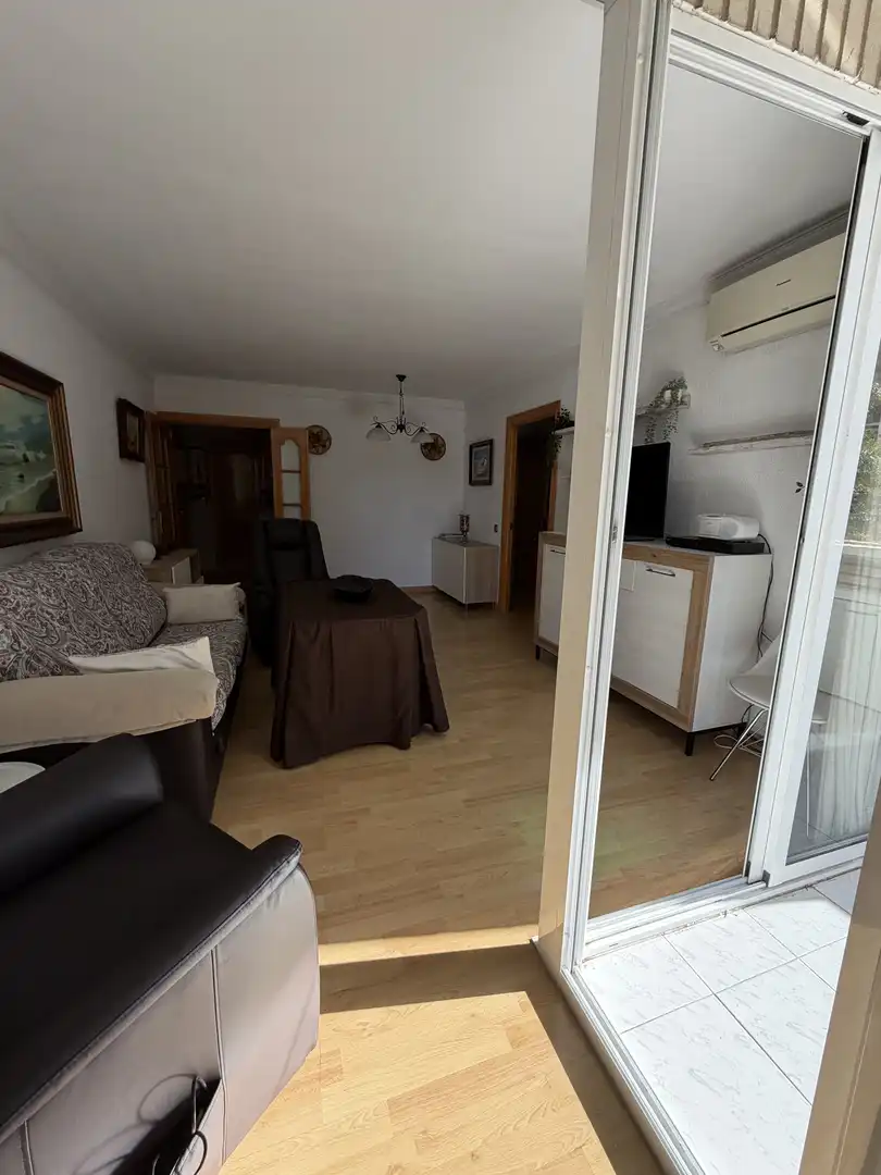Sala de estar de Piso en venta en Málaga con Aire acondicionado, Parquet y Terraza