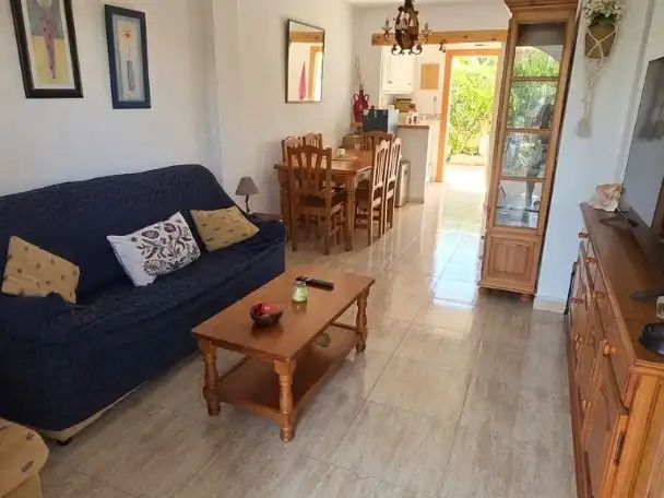 Living room of Detached homes for rent in Pilar de la Horadada  with Air Conditioner, Heating and Private garden