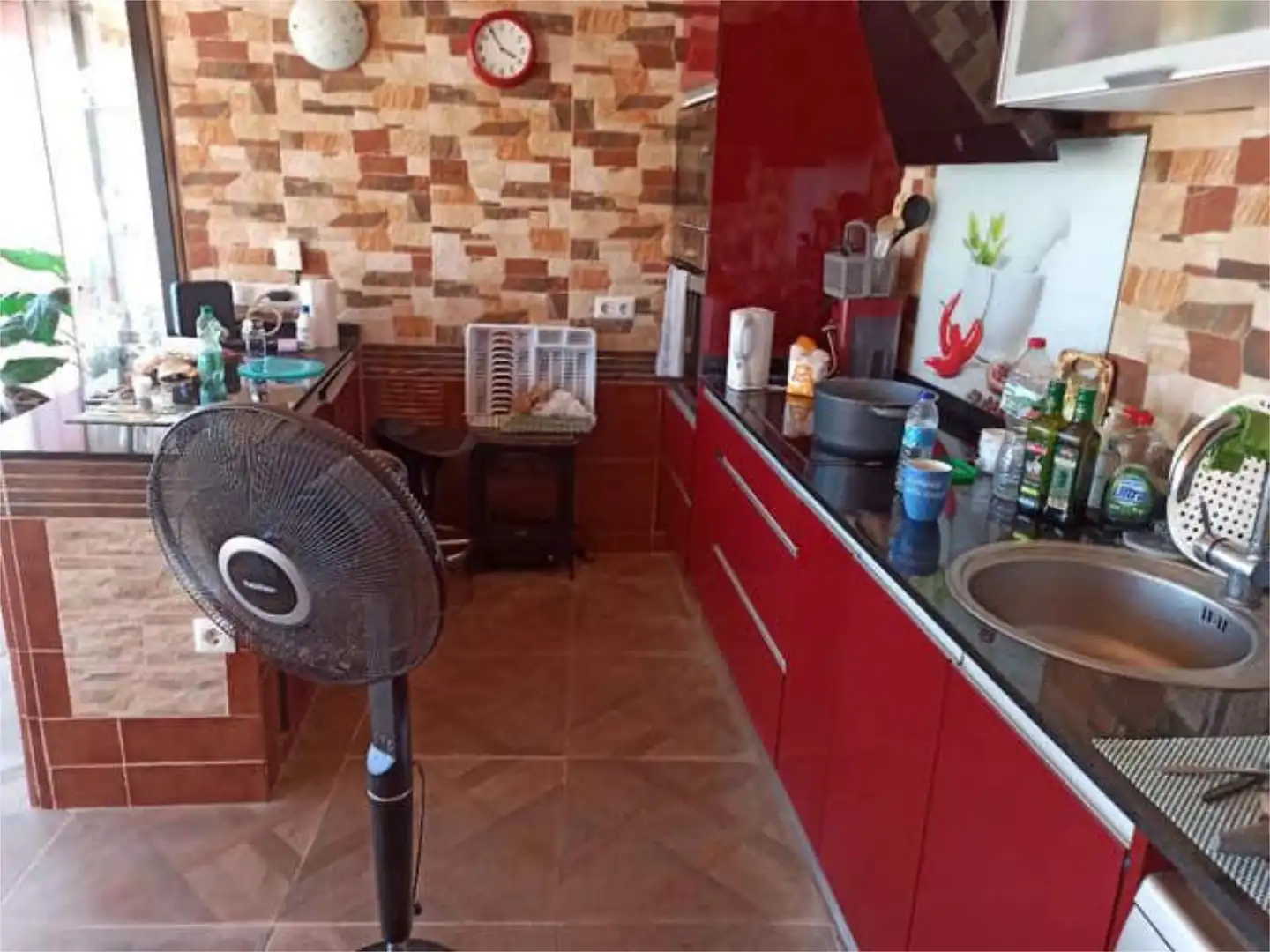 Kitchen of Flat for rent in Vidreres  with Swimming Pool and Pets allowed