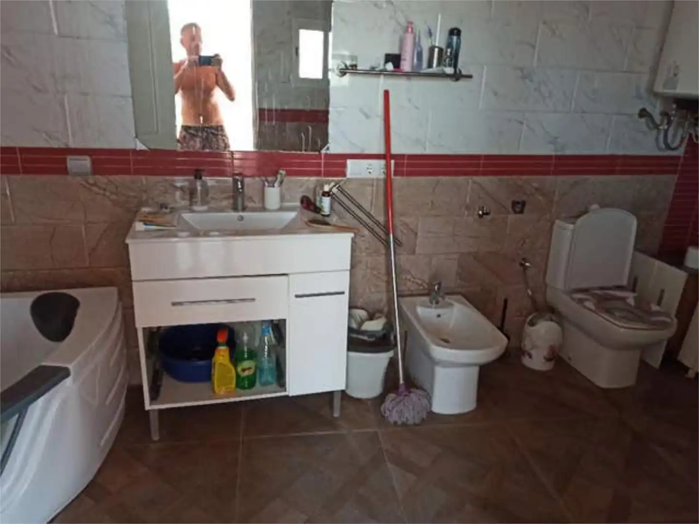Bathroom of Flat for rent in Vidreres  with Swimming Pool and Pets allowed