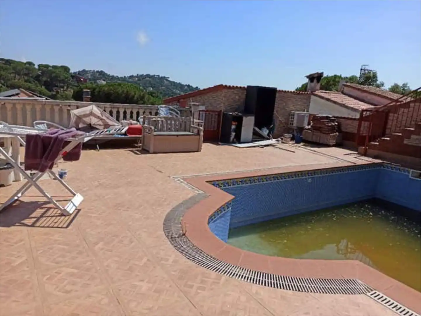 Swimming pool of Flat for rent in Vidreres  with Swimming Pool and Pets allowed
