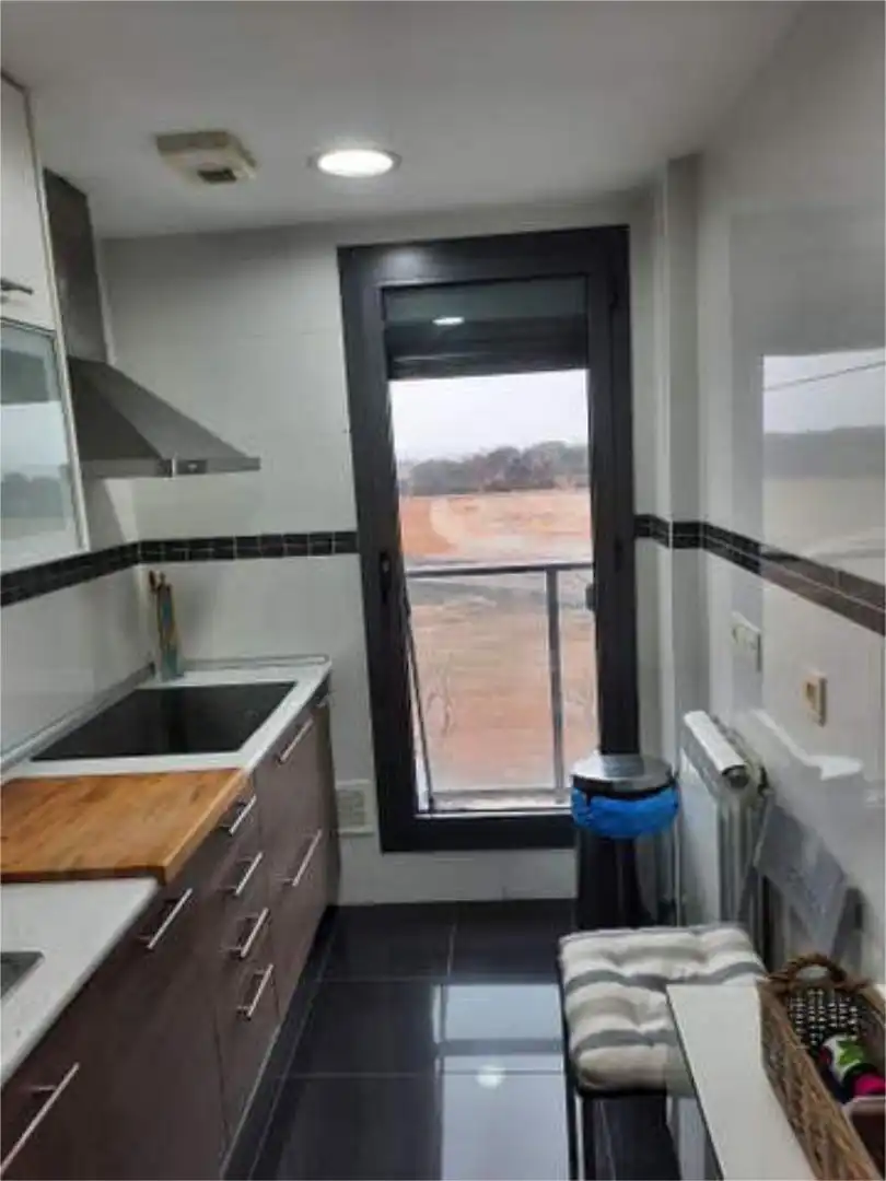 Kitchen of Flat for rent in Valladolid  with Heating, Private garden and Storage room