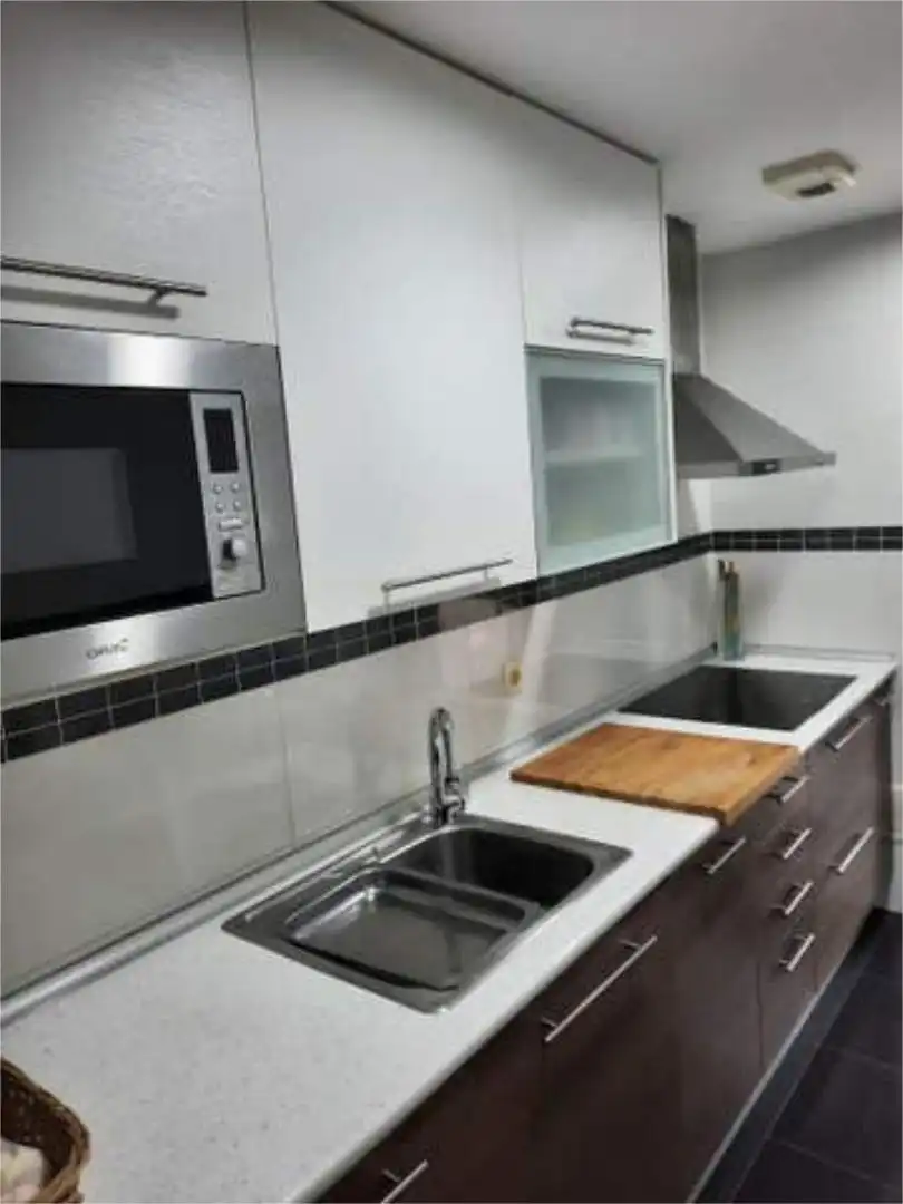 Kitchen of Flat for rent in Valladolid  with Heating, Private garden and Storage room