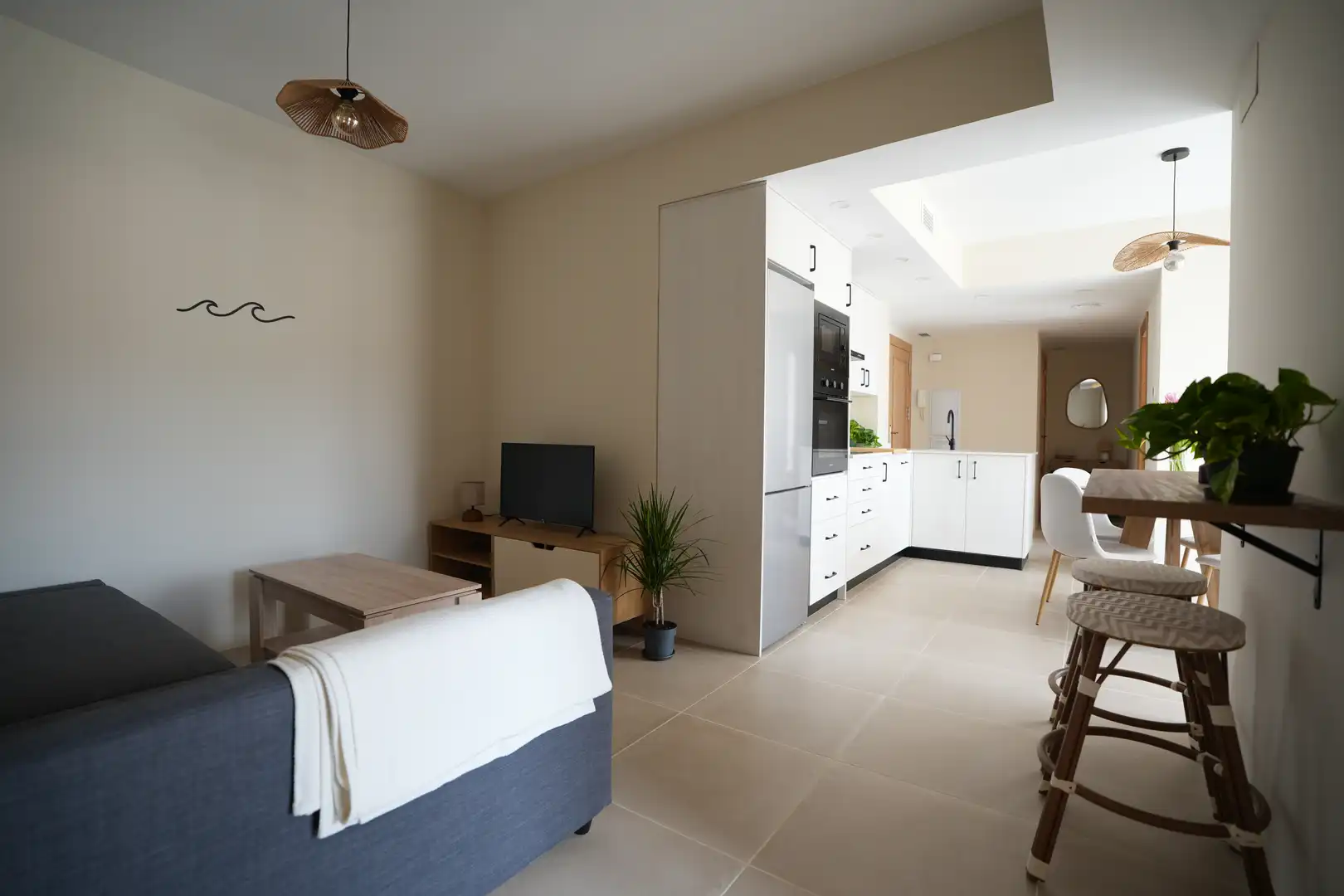Sala de estar de Piso de alquiler en Cenes de la Vega con Aire acondicionado, Calefacción y Terraza