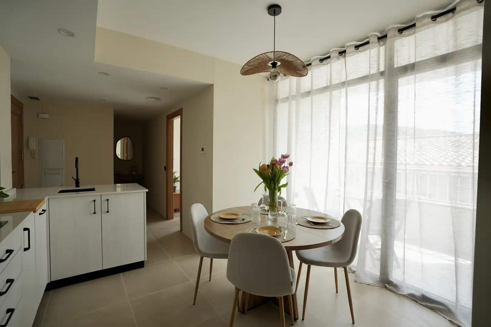 Comedor de Piso de alquiler en Cenes de la Vega con Aire acondicionado, Calefacción y Terraza