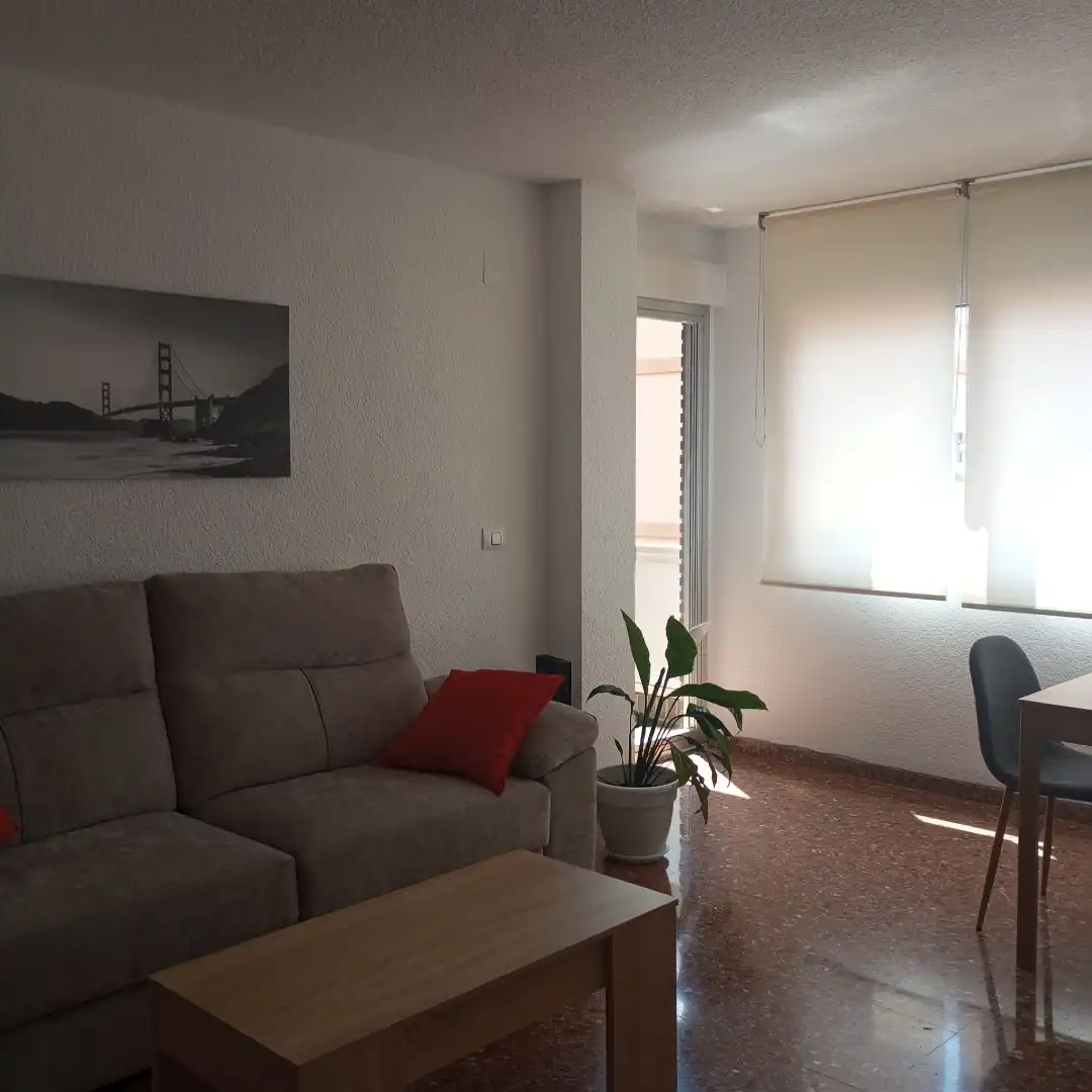 Sala d'estar de Pis per a compartir en Valencia amb Aire condicionat, Calefacció i Terrassa