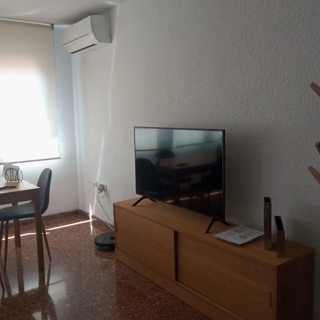Sala d'estar de Pis per a compartir en Valencia amb Aire condicionat, Calefacció i Terrassa