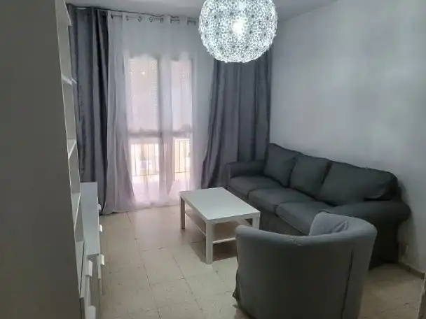 Living room of Flat for rent in Sevilla  with Terrace and Furnished