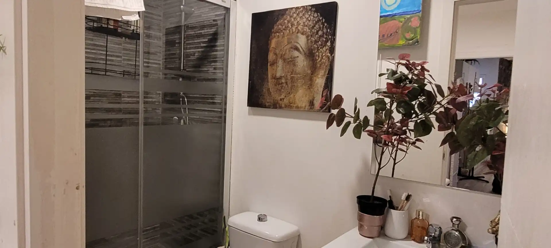 Apartament de lloguer a Avenida de Fuenlabrada, 67, Casco Antiguo Bany de Apartament de lloguer en Leganés amb Moblat, Balcó i Videoporter