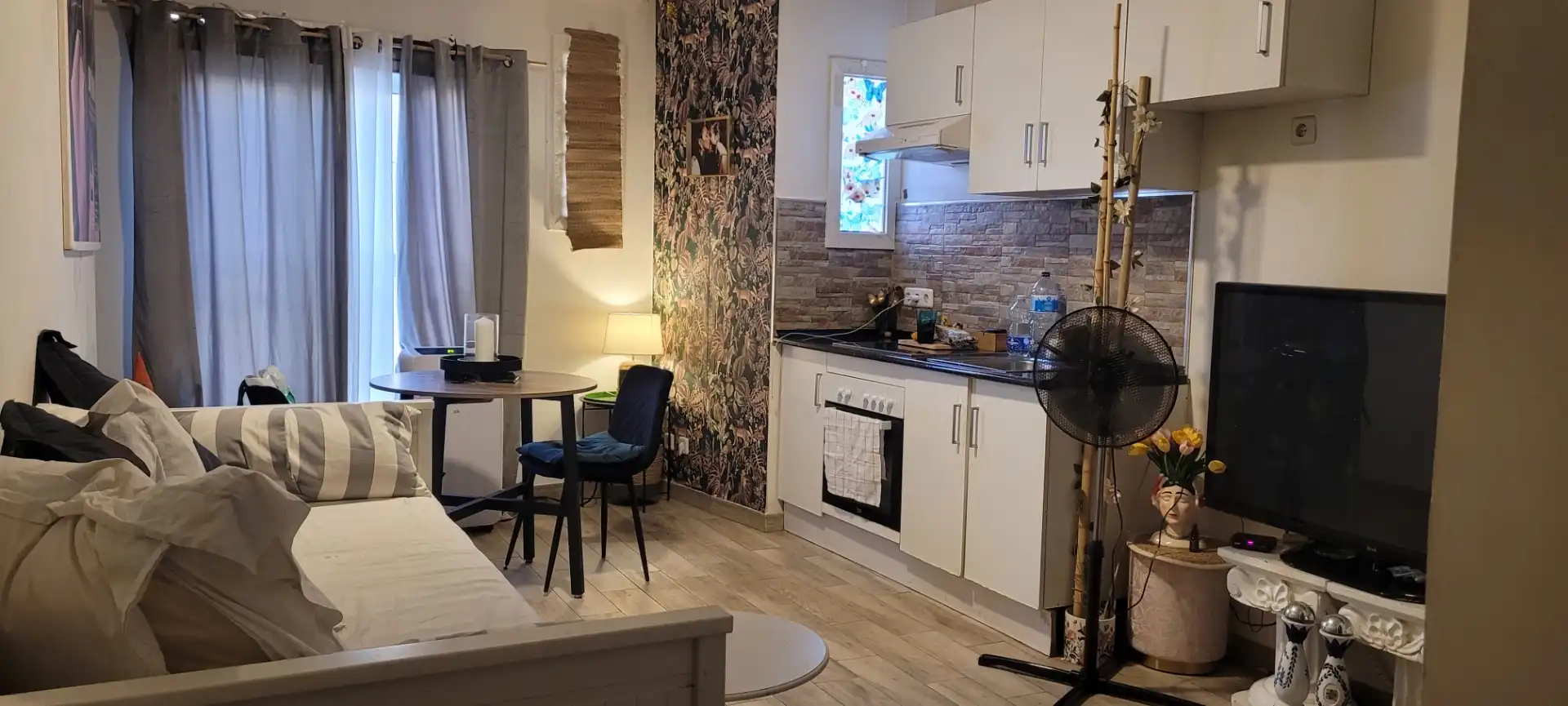 Apartament de lloguer a Avenida de Fuenlabrada, 67, Casco Antiguo Cuina de Apartament de lloguer en Leganés amb Moblat, Balcó i Videoporter