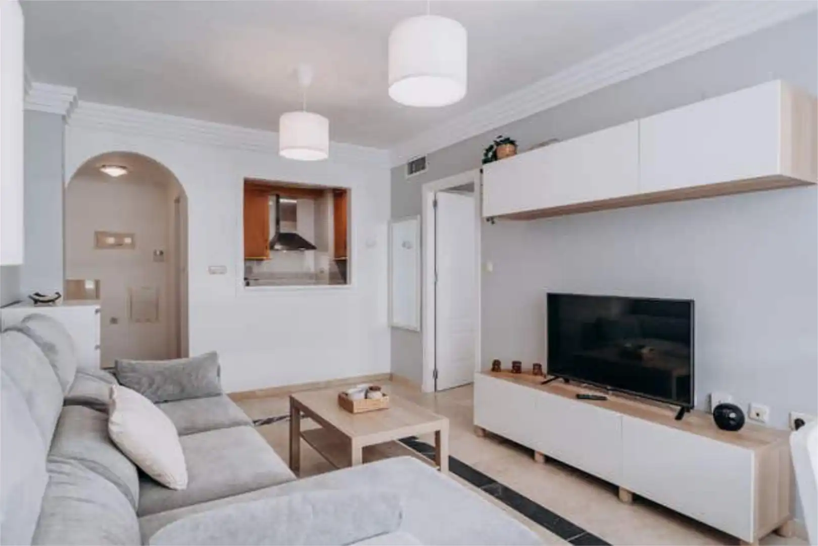 Sala de estar de Apartamento de alquiler en Marbella con Calefacción, Terraza y Piscina