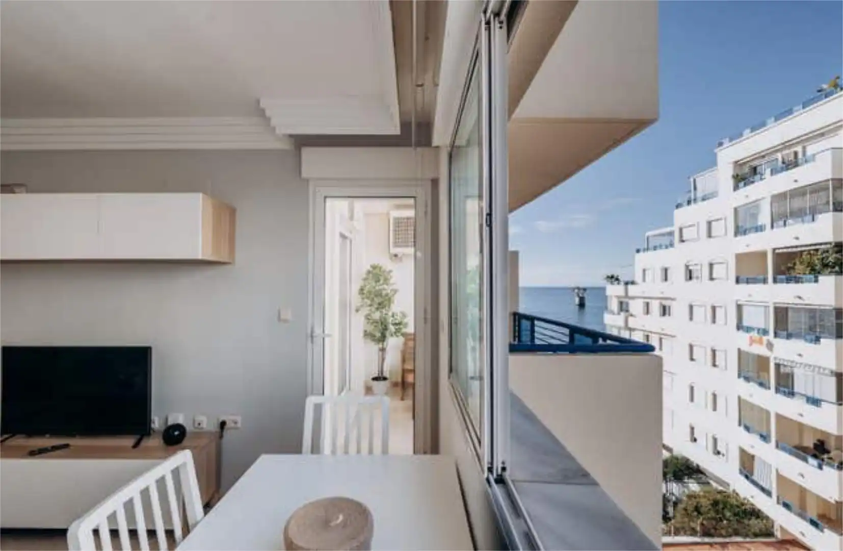 Terraza de Apartamento de alquiler en Marbella con Calefacción, Terraza y Piscina