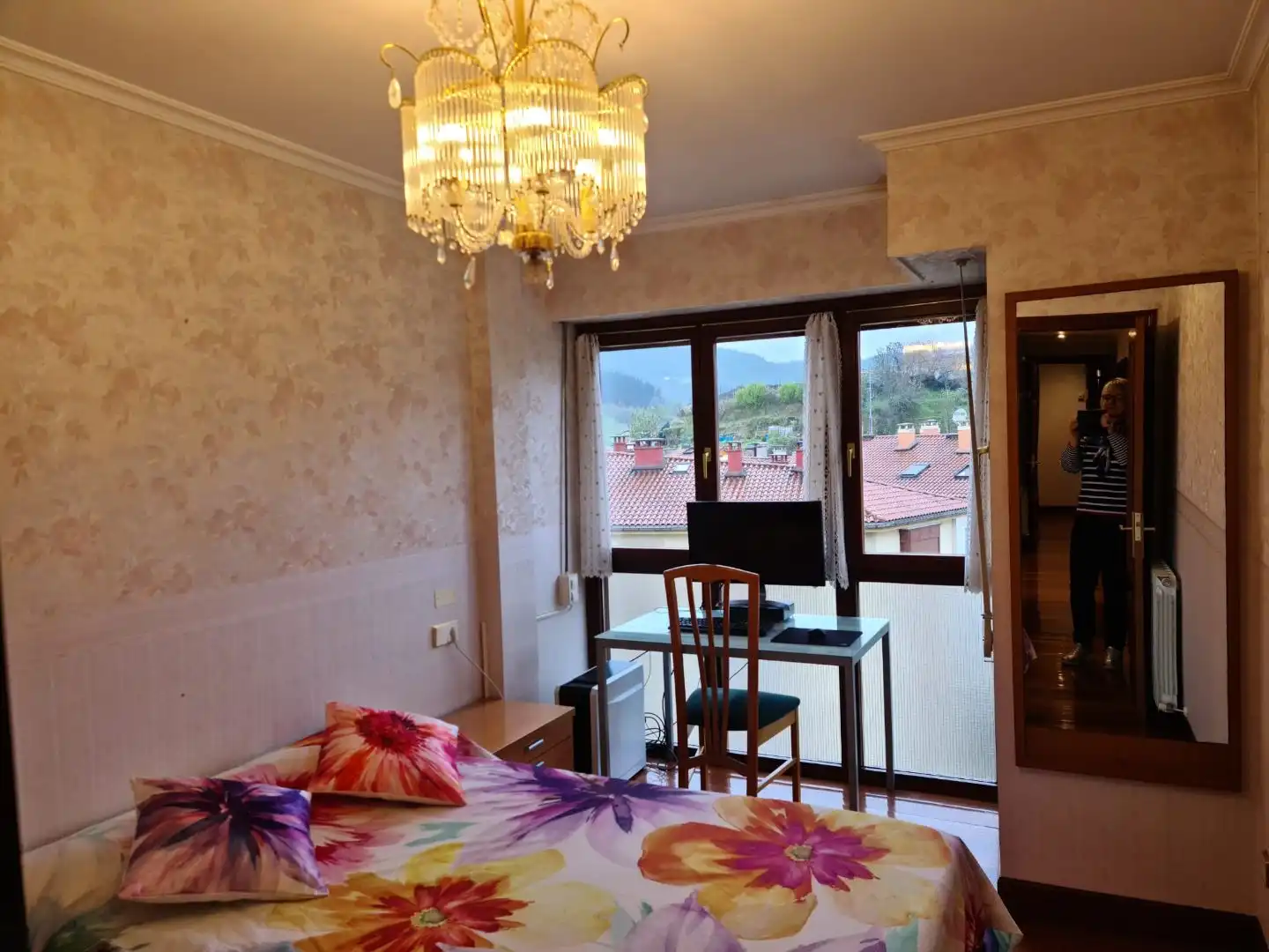 Schlafzimmer von Wohnung zur Miete in Oñati mit Heizung, Möbliert und Balkon