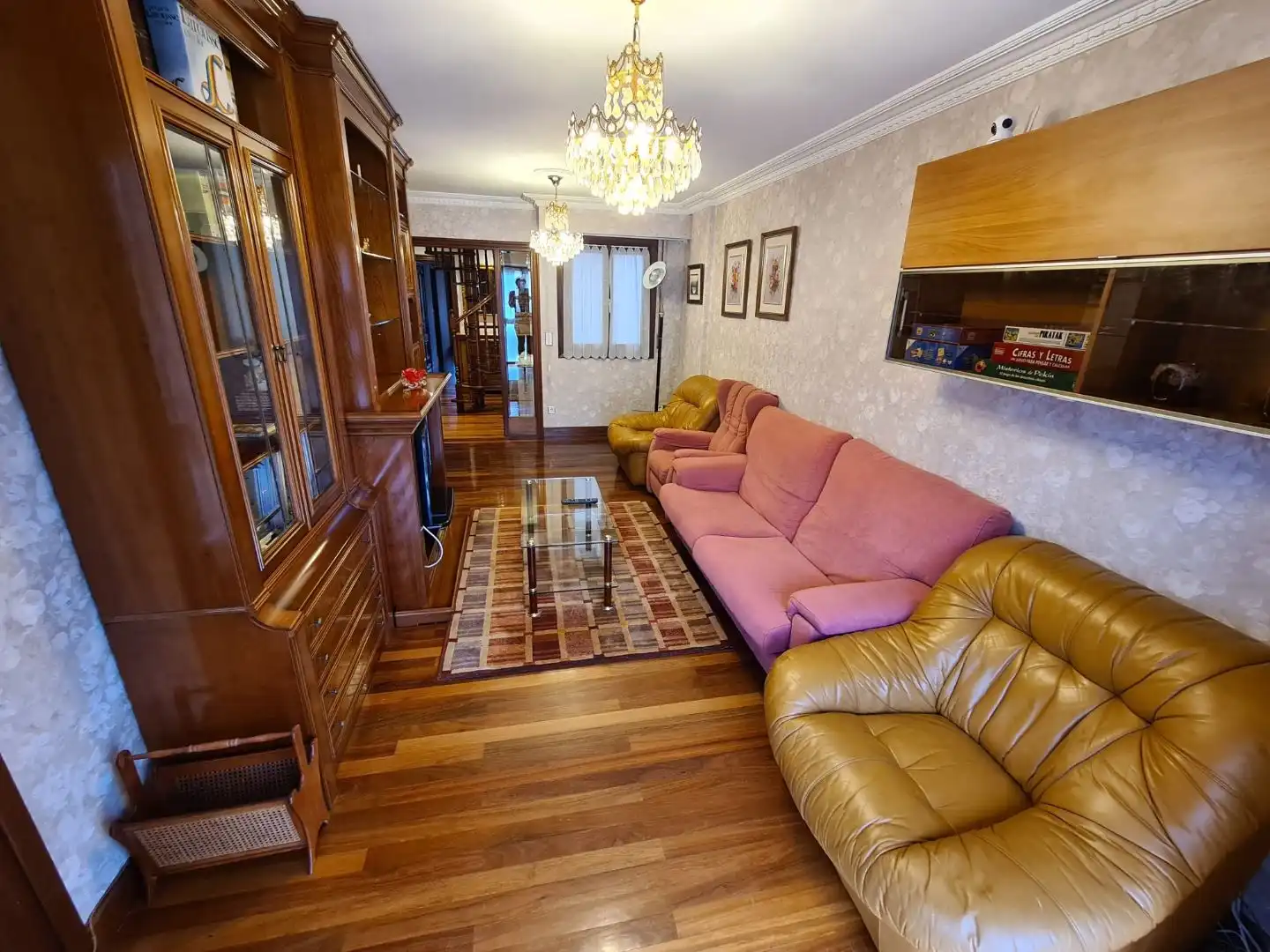 Wohnzimmer von Wohnung zur Miete in Oñati mit Heizung, Möbliert und Balkon