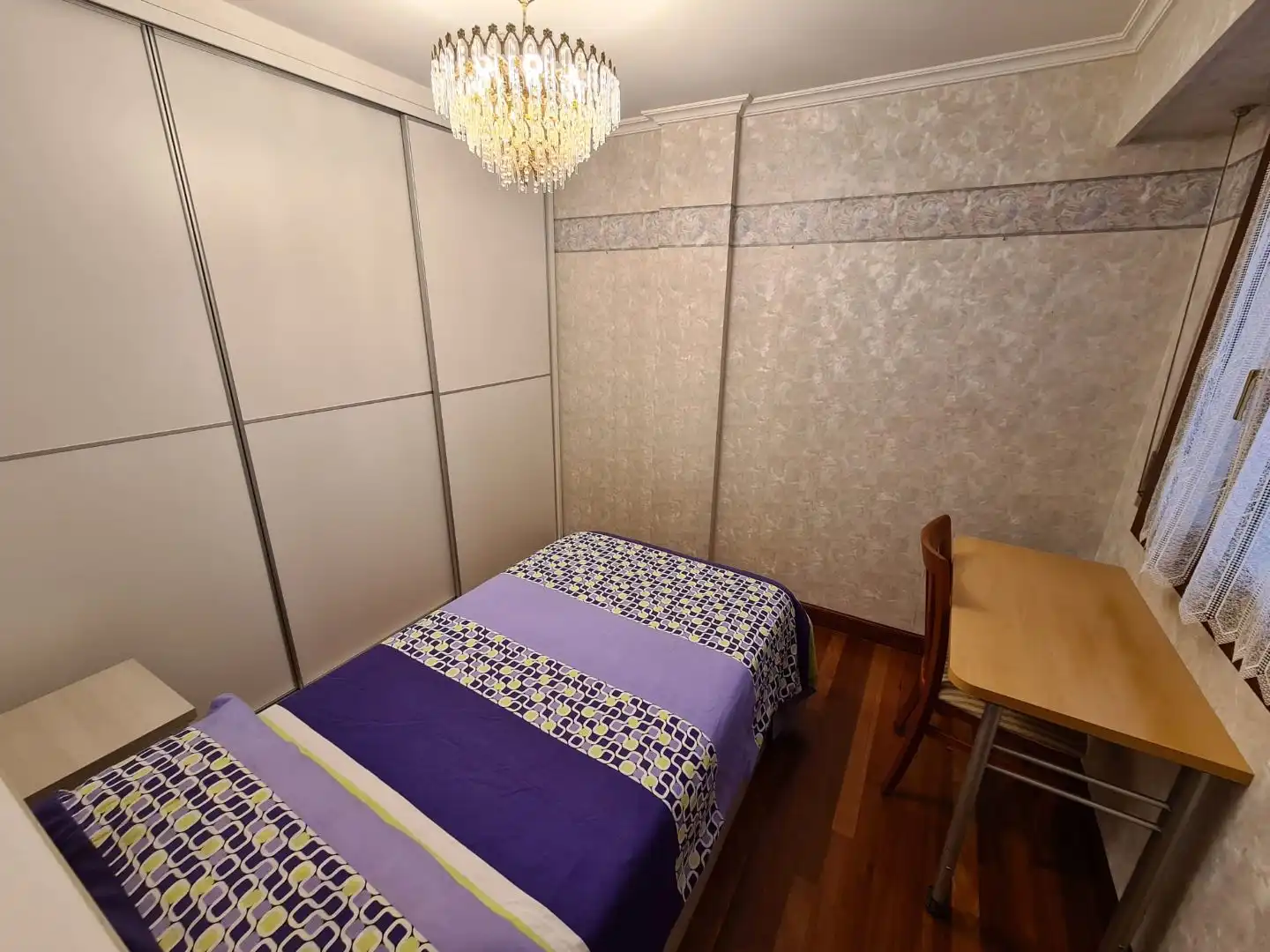 Schlafzimmer von Wohnung zur Miete in Oñati mit Heizung, Möbliert und Balkon