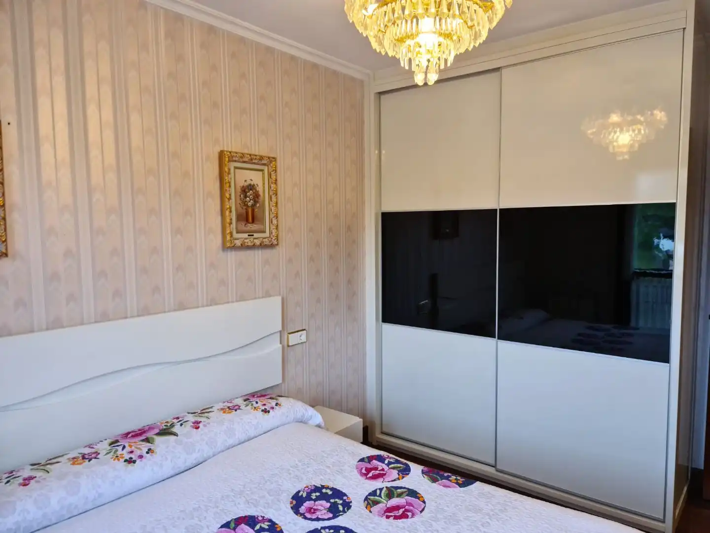 Schlafzimmer von Wohnung zur Miete in Oñati mit Heizung, Möbliert und Balkon