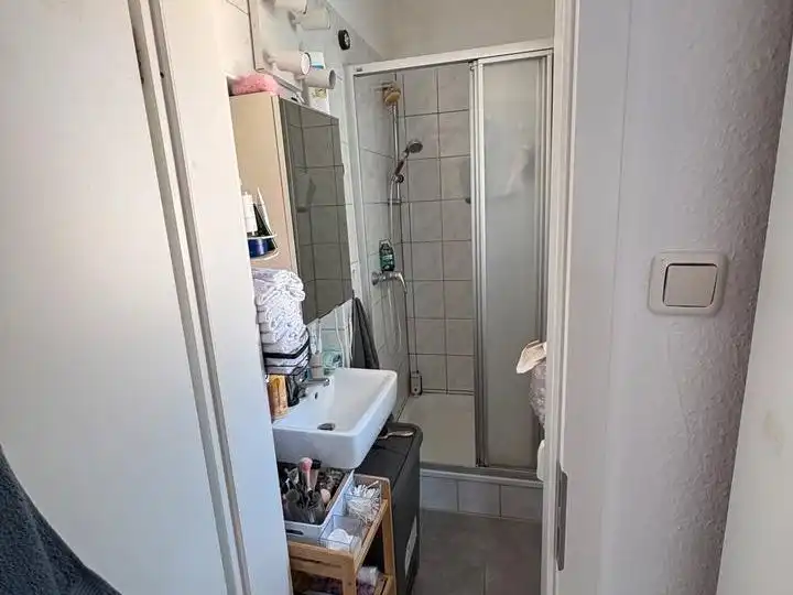 Baño de Piso de alquiler en Barcelona con Aire acondicionado y Amueblado