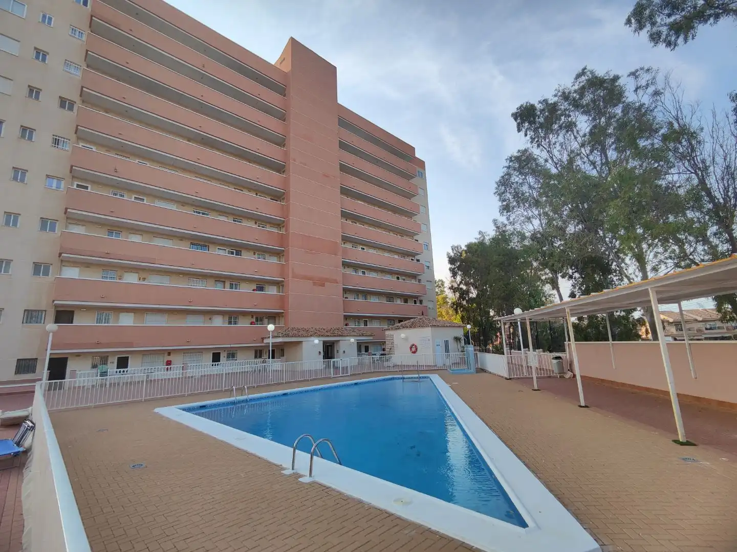Piscina de Piso de alquiler en Cartagena con Aire acondicionado, Terraza y Trastero