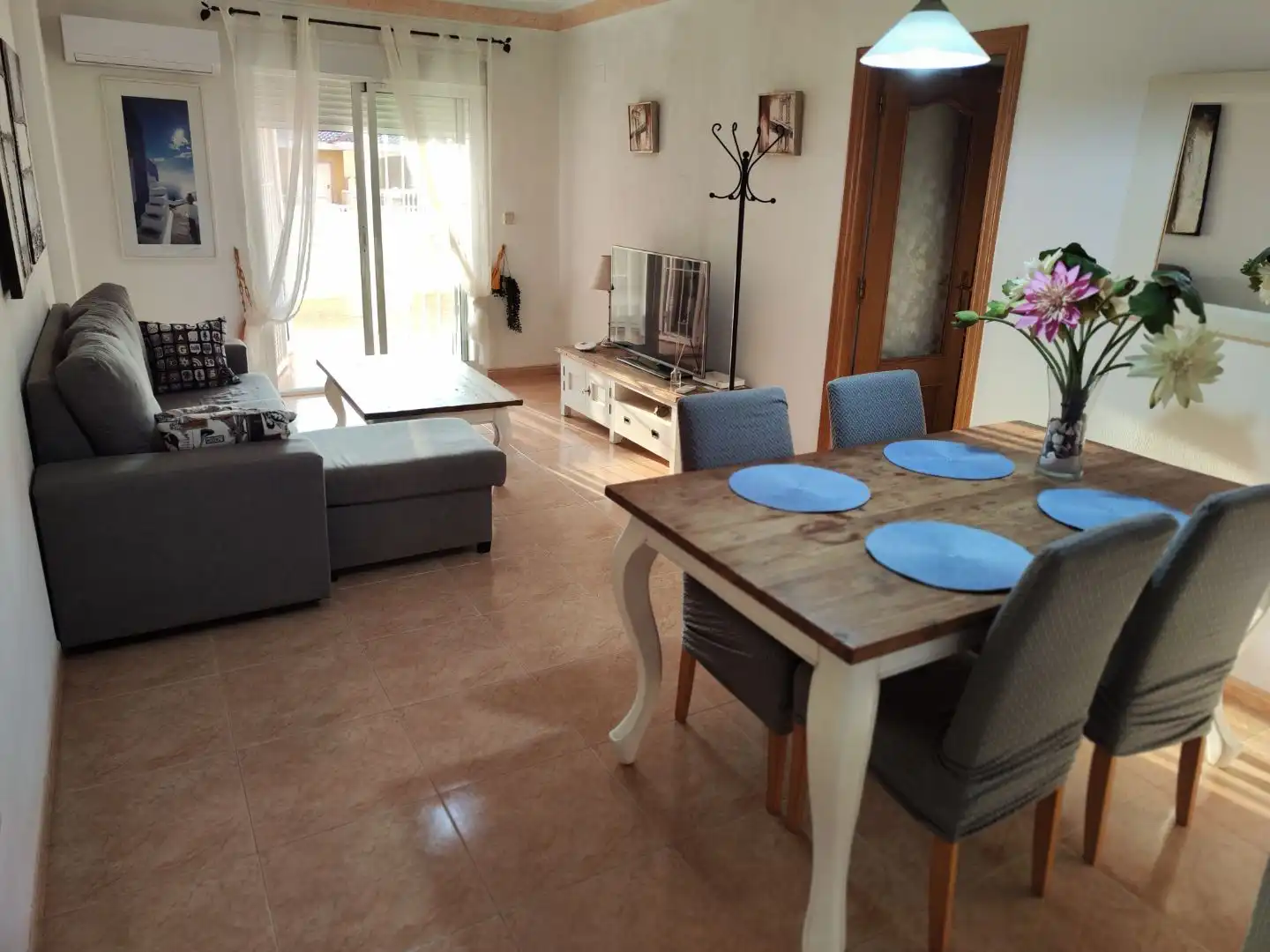Comedor de Piso de alquiler en Cartagena con Aire acondicionado, Terraza y Trastero