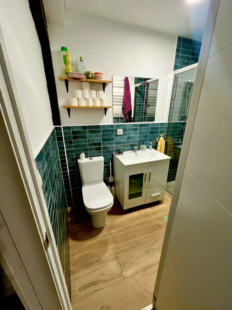 Bathroom of Apartments for rent in Santander  with Parquet flooring, Furnished and Balcony