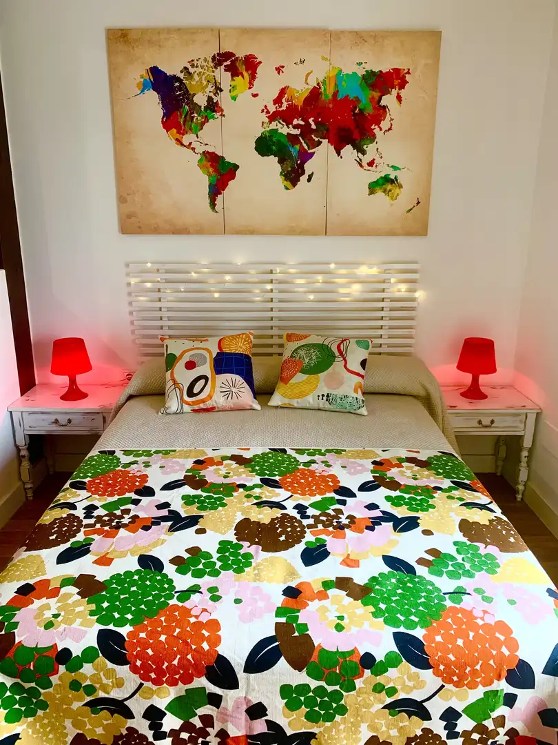 Bedroom of Apartments for rent in Santander  with Parquet flooring, Furnished and Balcony