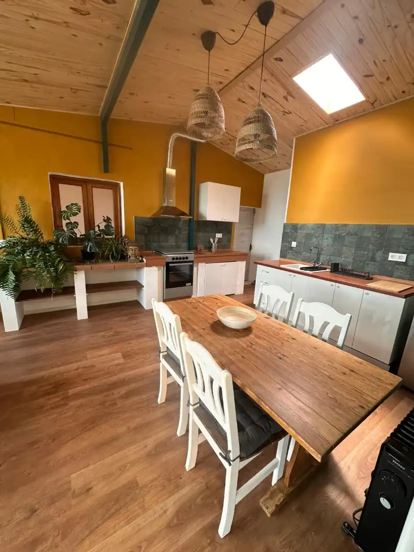 Cuina de Apartament de lloguer en Santa Brígida amb Parquet, Moblat i Forn